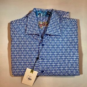 NWT Robert Graham women’s button down shirt